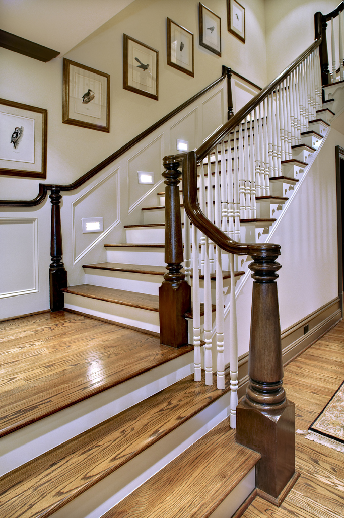 wide bottom treads for wood staircases design