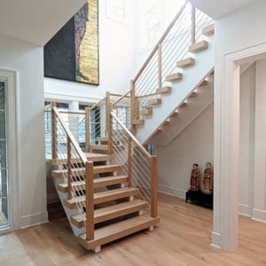 What are Open Riser Stairs?