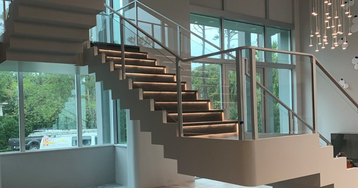 Luxury Custom Stairs Enhance a Home's Architectural Appeal hero