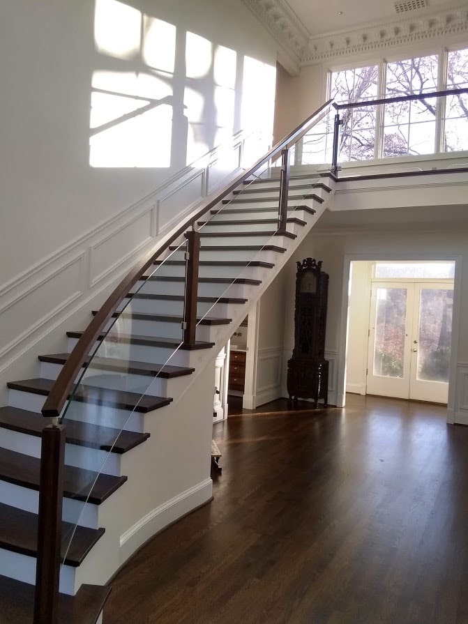 Visual Impact and Design Versatility in Custom Stairs Design with Closed Riser Stairs